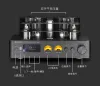 Amplifier Latest AOSIBAO AV889 200W*2 Bluetooth 5.0 HiFi Vacuum Tube USB HighPower Fever Tube Amplifier Vacuum Tube Retro Home Amplifier