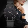 Armbanduhren Luxus Frauen Uhren 2024 Quarz Bewegung Uhr Slim Profil Edelstahl Zifferblatt Casual Armband Mode