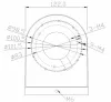 Lens Dahua PFB203W wasserdichte Wandmontagehalterung für SD22204TGN IPCHDW3549TMasled IPChdbw5831rze IPCHDW5831Rze IP -Kamera