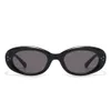 Moda Sunglasses Designer Gentle Monster Top para mulheres com um rosto redondo emagrece grande moldura Oval Menina picante sentindo óculos de sol pretos com caixa original