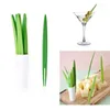 Fourks 10pcs Bamboo Pick Buffet Pineapple Cactus Feuilles cupcakes Cuisine Fruit Fork Salad Salad Stick Cocktail Bargon pour décor de fête