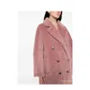 مصمم معطف الكشمير معطف الفاخرة معطف Maxmaras Womens Coat Pink