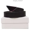 Praddas Pada Prd avec boîte designer ceinture de luxe Luxury Femmes Fashion Classical Big Smooth Buckle Real Cuir Strap 3,0 cm Largeur noir blanc rouge jaune couleur