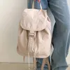 Sacs d'école en nylon épaule décontractée étudiante sac à dos sangle réglable mode douce pour les sacs à dos de voyage de bureau