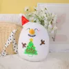 Kawaii Boże Narodzenie Święty Mikołaj Elk Snowman Cuddly Pillow Soft Black Cat Pierbread Man Pluszowa zabawka