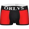 Men de sous-pants Men Boxer Four Corner Underwear Sexy Cotton Coton Boxer Boxers Shorts gay Trunks Or135