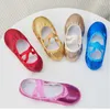 Dansskor Ballet Yoga Gym Flat Slippers Blue Red Pink 4 Färger för flickor Barn Kvinnor Lärare