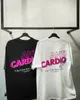 T-shirt anti cardio T-shirt Summer Casual Short Gyeves Cotton T-shirt Gym Mas Male Training Tee Tops Fashion Femmes T-shirt 240423