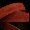 Ceinture de chaîne de taille pour hommes ceinture de boucle lisse de la ceinture de loisirs de la ceinture de courroie de courroie