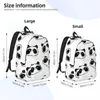 Zaino carino panda paanda (1) unisex da viaggio da viaggio schoolbag bookbag mochila