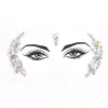 Tatuaggi tatuaggi facce face diamanti festival decorazione del corpo gioielli adesivi auto adesivi tatuaggi finti tatuaggi trucco chiodo rhinestone matrimonio