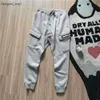 Calças de calça masculinas Humano Men Sorto de moletom Homem HumanMade de alta qualidade Caminhada Jogger Humano Made Trousper