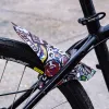 Lumières ZTTO MTB Road Bike Guard Gard les ailes de vélo léger Ailes cyclistes Fender arrière avant pour le frein à disque Am DH Roue de pneu