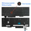 Claviers Nouveau clavier d'ordinateur portable d'origine pour Lenovo Thinkpad E580 E585 T590 E590 E595 L580 L590 P52 P53 P72 P73 R590 T15 P15S