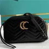 Tasche Tasche High Definition Original Original Marmont Stifte Lederkamera modisch und vielseitig Single Crossbody Classic