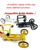 Peças para Birdy 123 Série Dobring Bicicleta Easywheel Water Bottle Stract Mount Aluminum Loy Trow Rack Rack Easy Wheel