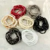 Brins Bohemian 7pcs / lot Crystal perles bracelet ensemble pour femmes hommes multicouches