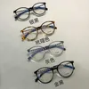 Occhiali da sole Designer Xiaoxiangjias Nuovo specchio a faccia a faccia a nudo grigio CH3412 Gamba a catena Anti Blu Light può essere abbinata a una piccola cornice rotonda ad alta miopia