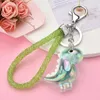 Keychains Colorful Acrylique Dinosaure Key Anneau accessoires