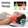 Ultimate Neck Pain Relief: MultiFunctional Electric Neck Massager with Dynamic Stretching, Heat Therapy, and Electrotherapy for Cervical Traction - Neck Traction