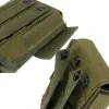 Holsters Tactical Holsters Molle Bag Universal 25 Round 12ga 12 Gauge Ammo Shells Reload Magazine Pouches Military Molle Waist Belt Bag