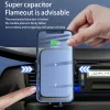 Chargers Car Wireless Charger Auto Car Mount Telefonhållare för iPhone 14 13 12 11 X Samsung Z Flip Xiaomi Infraröd induktion Fast Charging