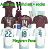 2024 MEXICO SOCCER JERSEY Home Away Raulchicharito Lozano Dos Santos Club Football Shirt Kid Kit H.Lozano Men Set Uniforms Fans Player Version