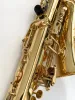 Saksofon profesjonalny saksofon altowy oryginał 62 do jednego modelu mosiężnego gold -splatanego przycisku skorupy alto Sax Musical Instrument