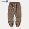 Pantalon masculin Summer Charmkpr 2024 hommes longs pantalon élastique taille en vrac décontracté vintage Stripe patchwork pantalon