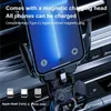 Cell Phone Mounts Holders New Creative Car Mobile Phone Holder Support 15W Wireless Fast Charging Holder In Car Cell Phone Holder Auto Acessories Y240423