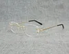 70off Finger Random Square Clear Glass Men Oval C Wire Glasses Optical Metals Frame Oversize Eyewear Women för att läsa OCULOS8438309