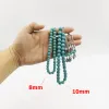 Roupas Tasbih azul turqueis de pedra misbaha bracelete muçulmana presentes de atacado árabes acessórios à mão que vende a quente contas de rosário