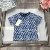 New Baby T-Shirt Kids Designer Leadies Letter Letter Full Print Girls Size Size 100-150 Cm Boys Tees Tshirt 24April