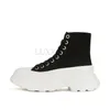 Casual Shoes Thick Soled Raised Round Toe Lace Up Canvas Board For Comfort Breathability High And Low Cut Optional