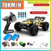 Samochód Electric/RC RC RC 2,4G 390 Moter Sight Prędkość wyścigów z LED 4WD dryf zdalny Zabawki Truck 4x4 dla dorosłych i dzieci 124017 T240422