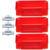 Bins 3pcs Pegboard Bins Shop Pegboard Storage Bins Garage Shop Utility Bins Wandmontage Pegboard -Organisatoren mit Haken