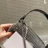 Tasarımcı Crossbody Elmas omuz çantaları ışıltı debriyaj çanta çanta zinciri kayış rhinestone çanta kılıfları moda cüzdan lüks parti çantaları cyd24041905-14