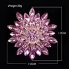 Weimanjingdian Brand Colori assortiti Coffee Purple Red Black o Clear Crystal Elegant Flower Bilant Coro Corce 240423 240423