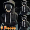 Sweat à capuche masculin Ammug 3 pièces GearShift Hoodie Car Gear Shift Handle Sweetshirt Cover Cover Manual Change Lever