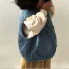 Mäntel 2022 Neue Baby ärmellose Denim Weste lässige Kinder Weste Jacke Lose Jungen Taschen Weste Mantel Herbst Mode Girls Denim Weste Kleidung