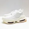 Casual Shoes Platform Sneakers Kvinnor och män Tjock Sole Real Leather Round Toe Runners Designer Women's Sports