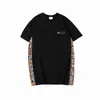 BU-668 camisetas de moda tops para hombres diseñadores camisetas camisetas de la letra de cofre casual camiseta de la calle de la calle.