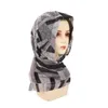 Moslim Islamitische vrouwen print hoofd sjaal sjaab haar omslag tulband khimar stretch bandanas headwrap accessoires 240410