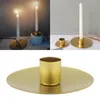 Candle Holders Iron Pillar Holder Table Centerpiece Round Home Decor Nordic Candlestick For Party Wedding Halloween Mantel Festivel