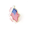 Broches American Flag Hat Tie Tack Badge Bat de armas Estados Unidos/EUA/American National emblema Broche/emblemas/pinos de lapela