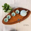 Çay Tepsileri Balsam Ahşap Bütün Ahşap Drenaj Su Depolama Teaset Çekmece Tahtası Tepsi Çin Tören Araçları