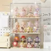 Bins Acrylic Bubble Mart Display Cabinet Blind Box Character Display Box Transparent Dust proof Doll Toy Storage Box Blind Box Sorter