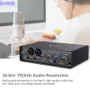 Equipment Q24 Q22 Q12 Audio Interface Sound Card With Monitor Mixing Console Studio Recording Microphone 48V Phantom Power Sound Mixer