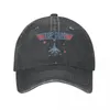 Ball Caps Top Gun Jet Blue Red Movie Stars Logo Baseball Cap