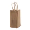 Sacs à provisions Burlap Tote Sac Cadeau de jute Épicerie réutilisable avec poignée pour décoration art artisanat Bookbag Events Schools Beach